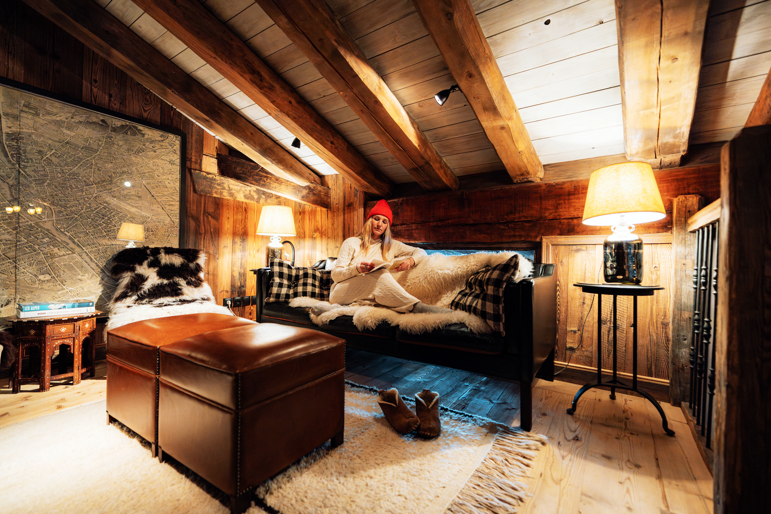 High-End Lodging with Antique French Character