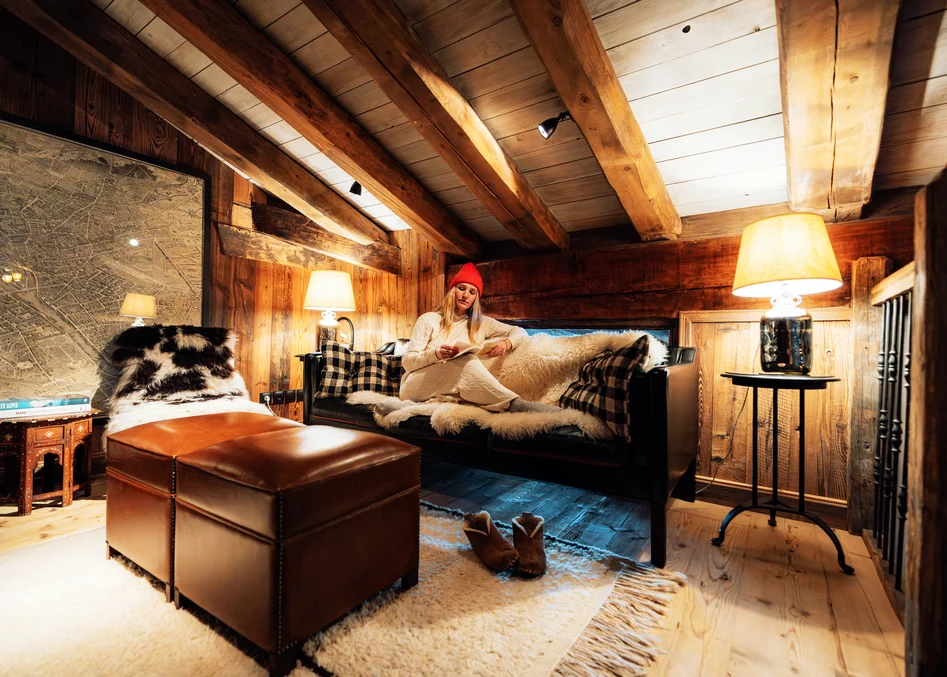 High-End Lodging with Antique French Character