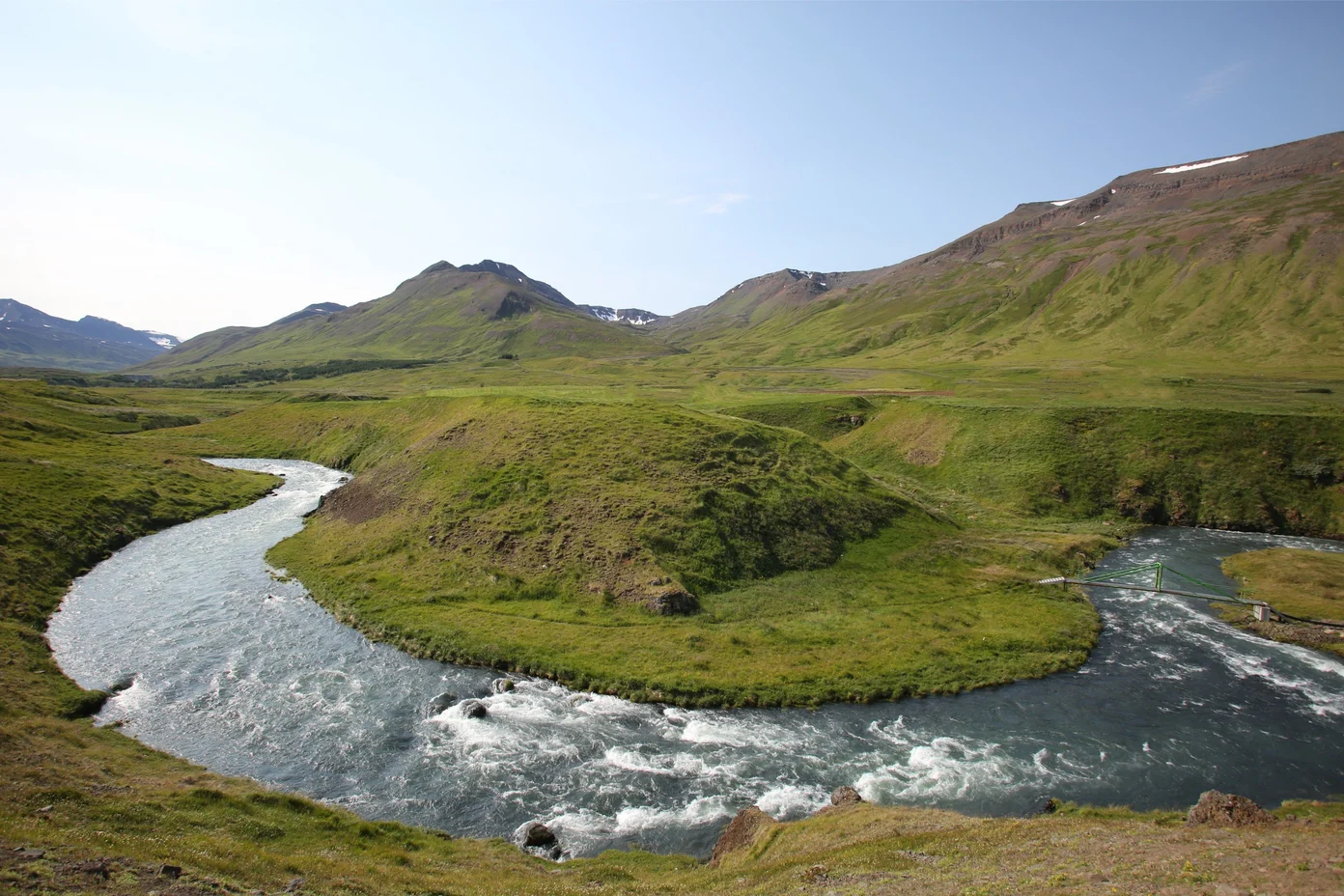 A river bend in Iceland.