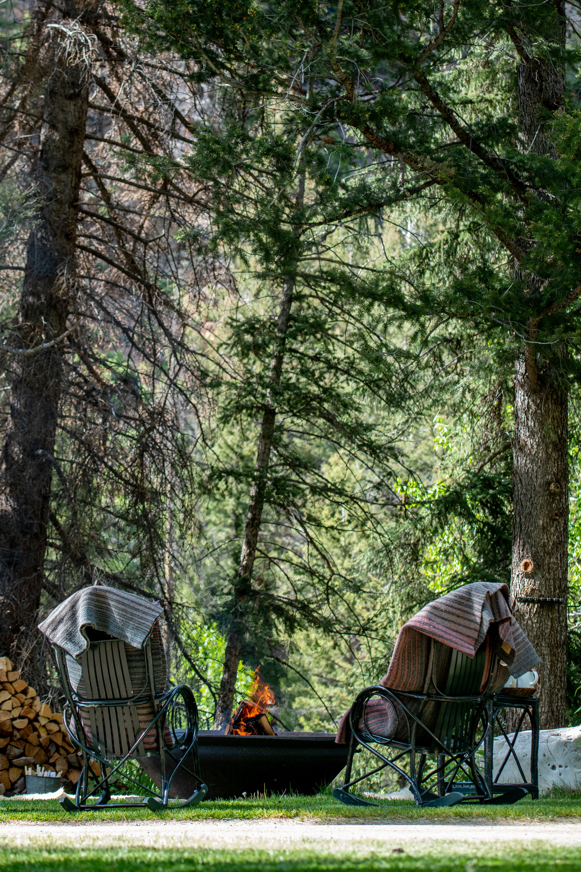 Taylor River Lodge Campfire