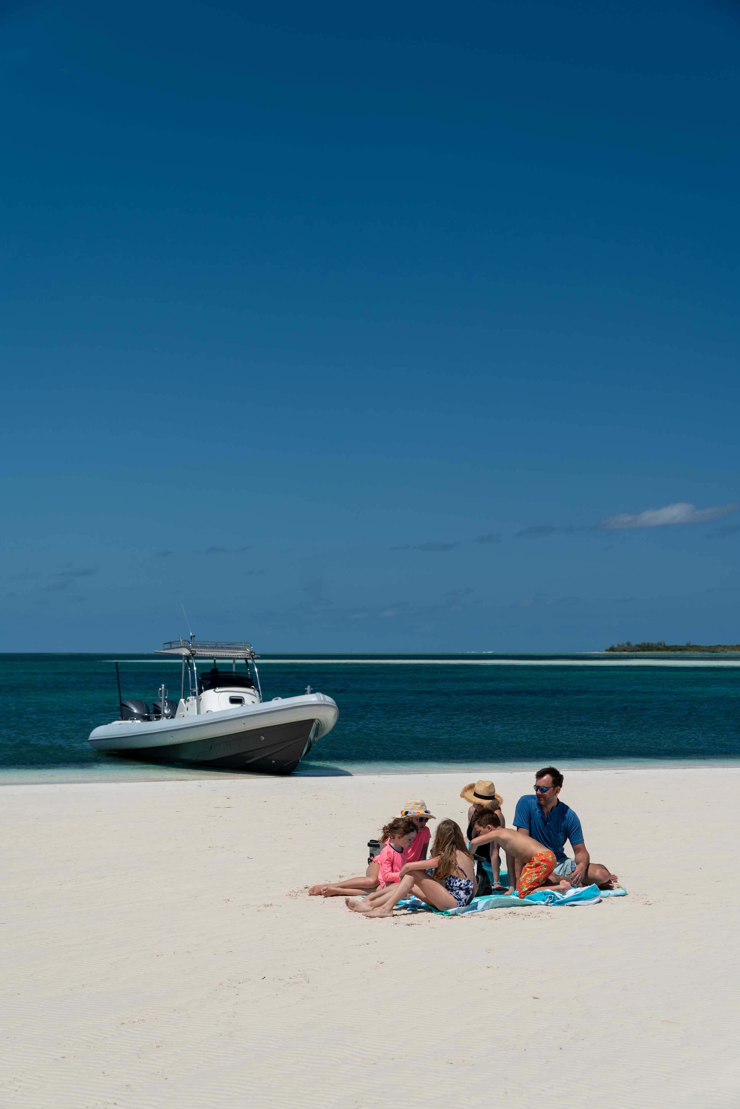 Remote beach day in the Bahamas.