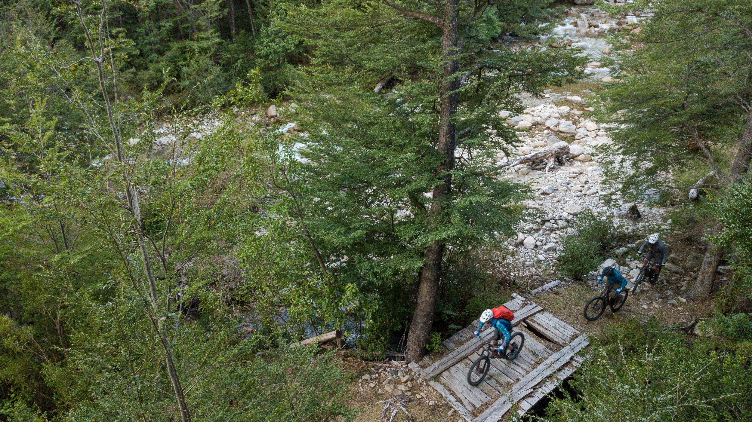 Mountain biking in Patagonia.