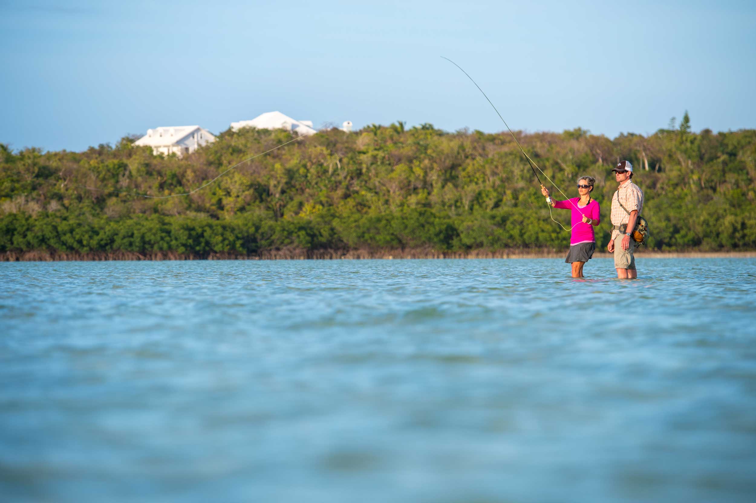 Ferry to the mainland and transfer to The Bluff