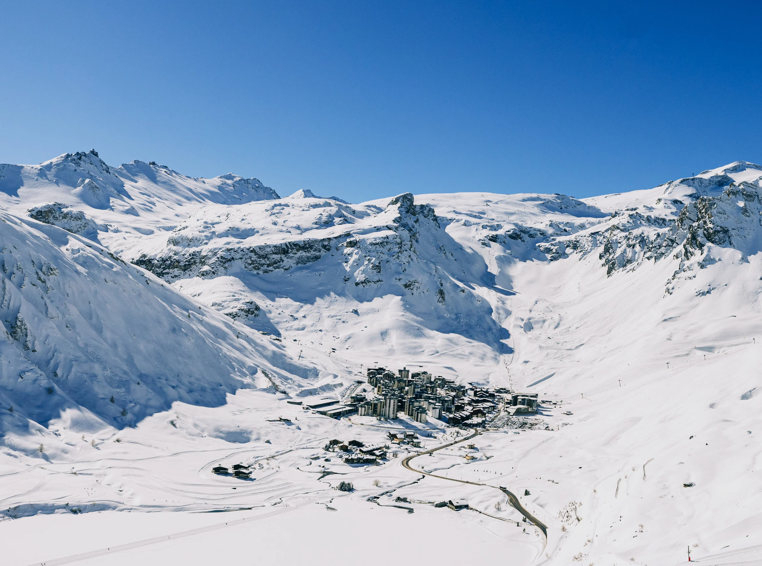 Ski resort in France.