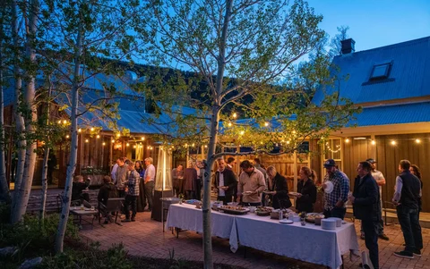 Sopris House outdoor dining