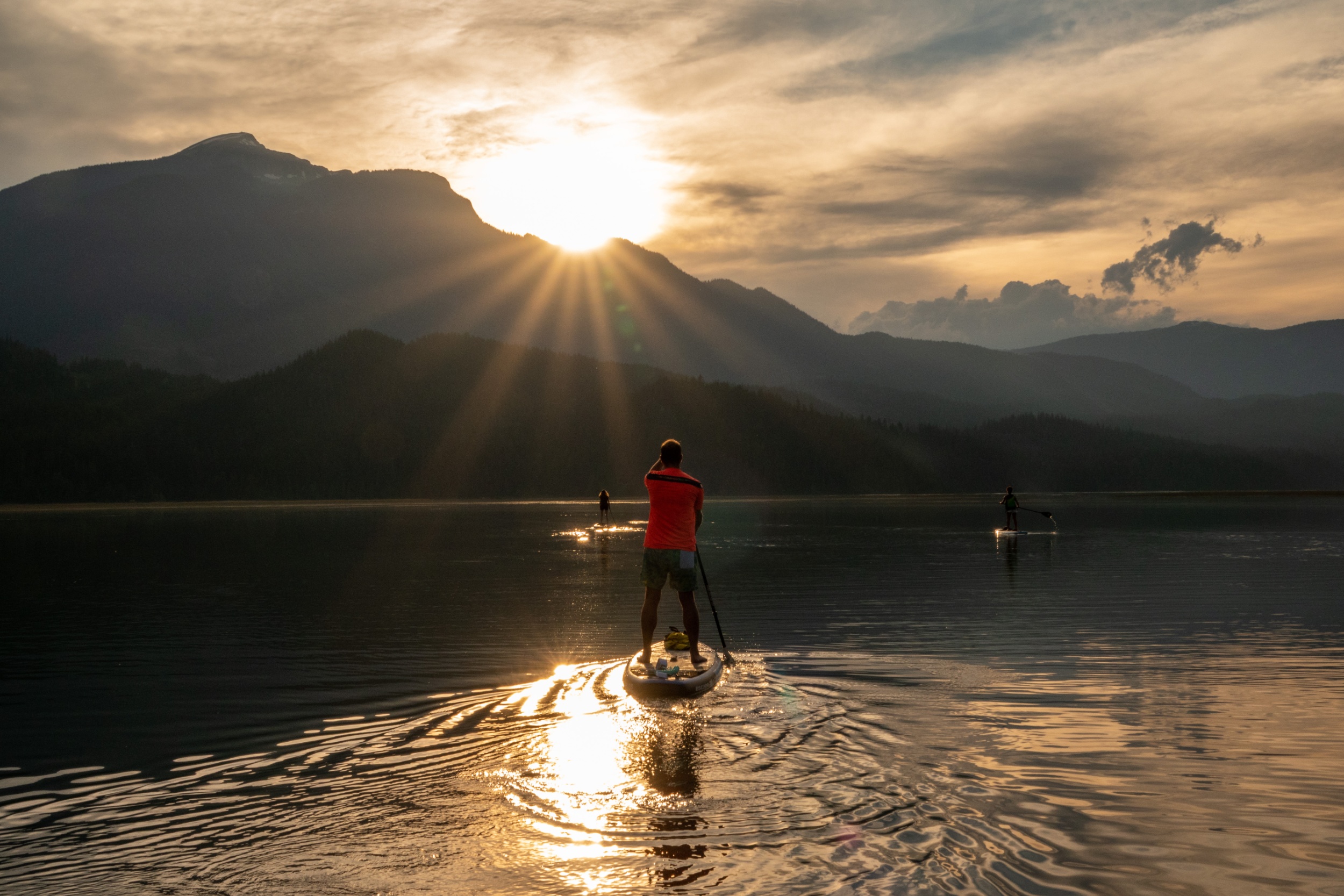 Stand Up Paddleboarding in Revelstoke, BC.
