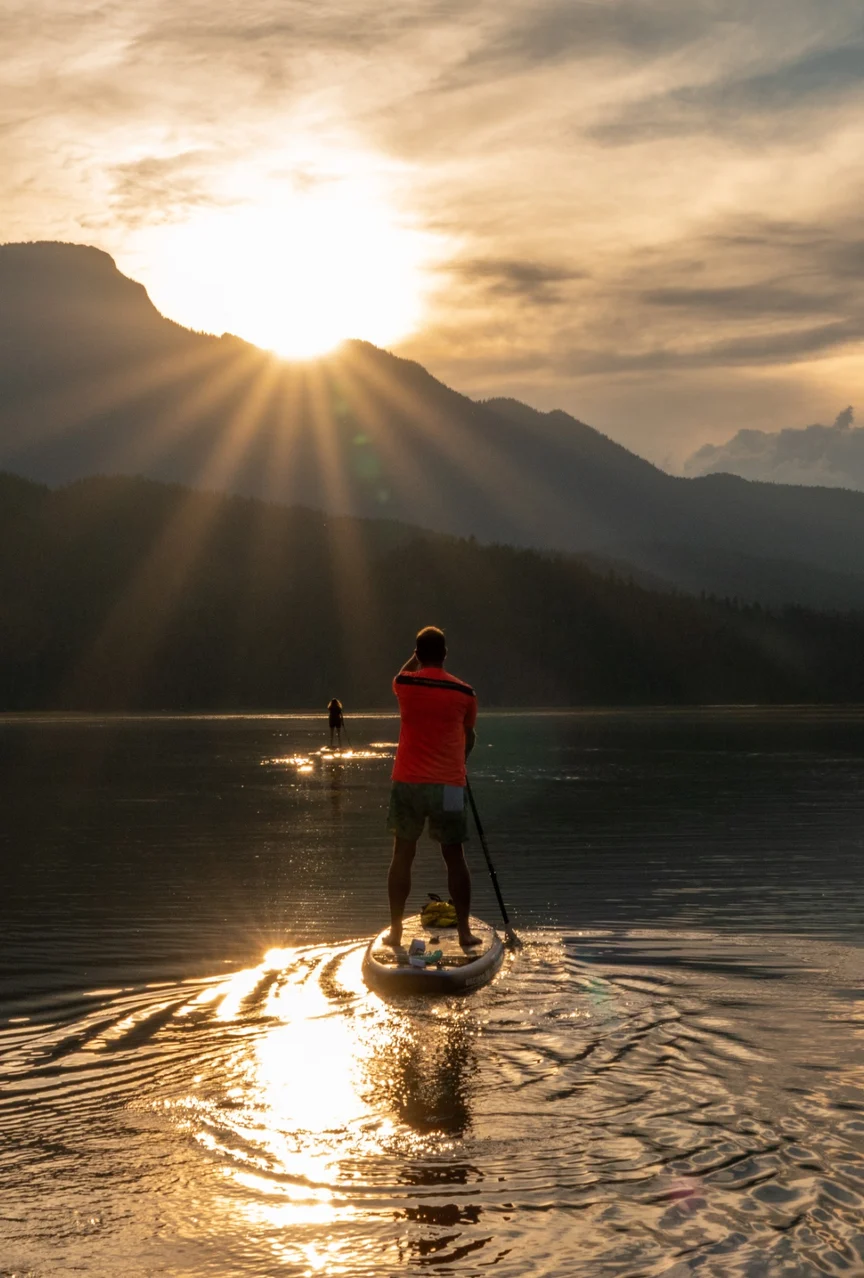 Stand Up Paddleboarding in Revelstoke, BC.