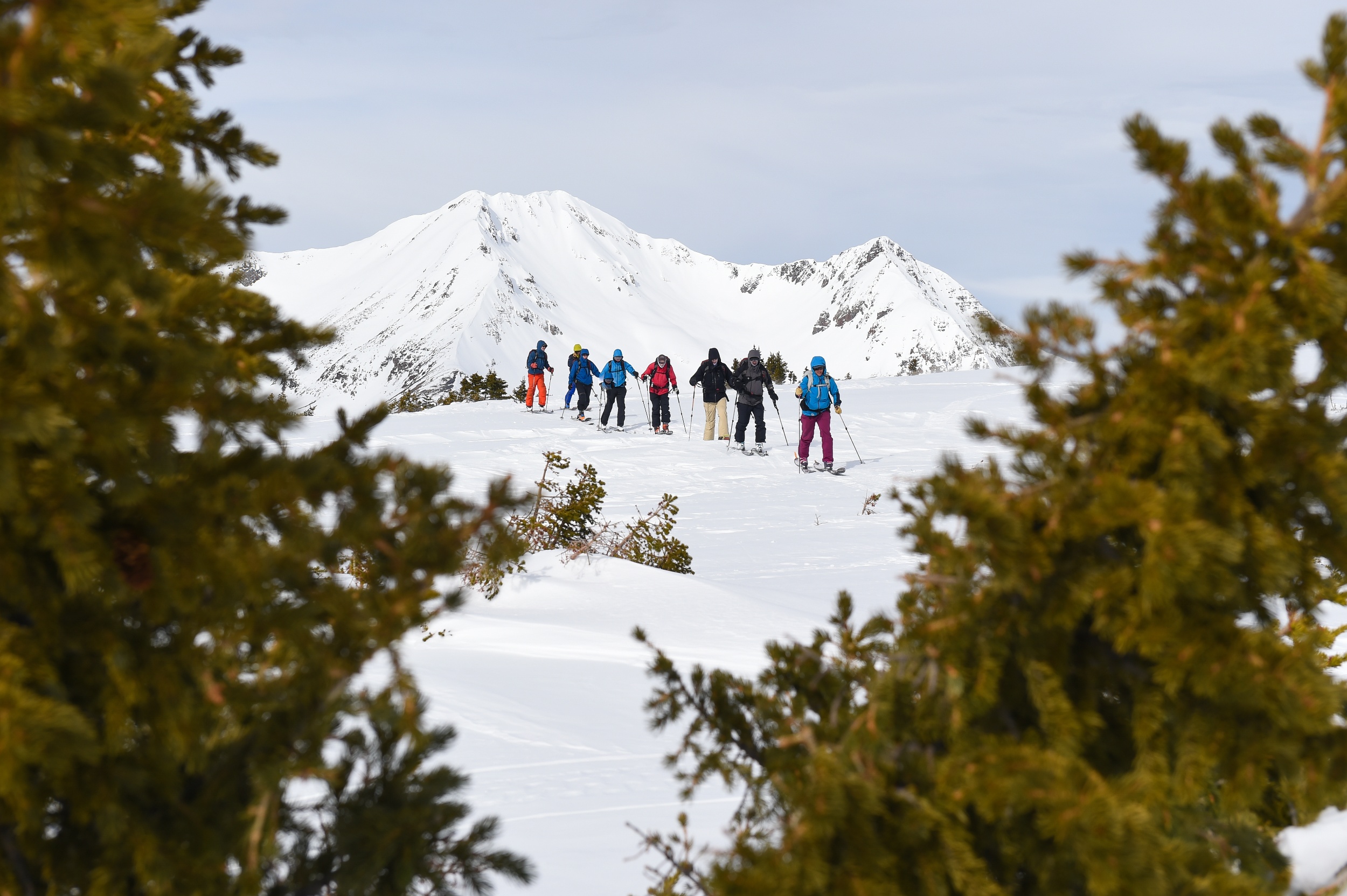 Backcountry skiing in Crested Butte, Colorado.
