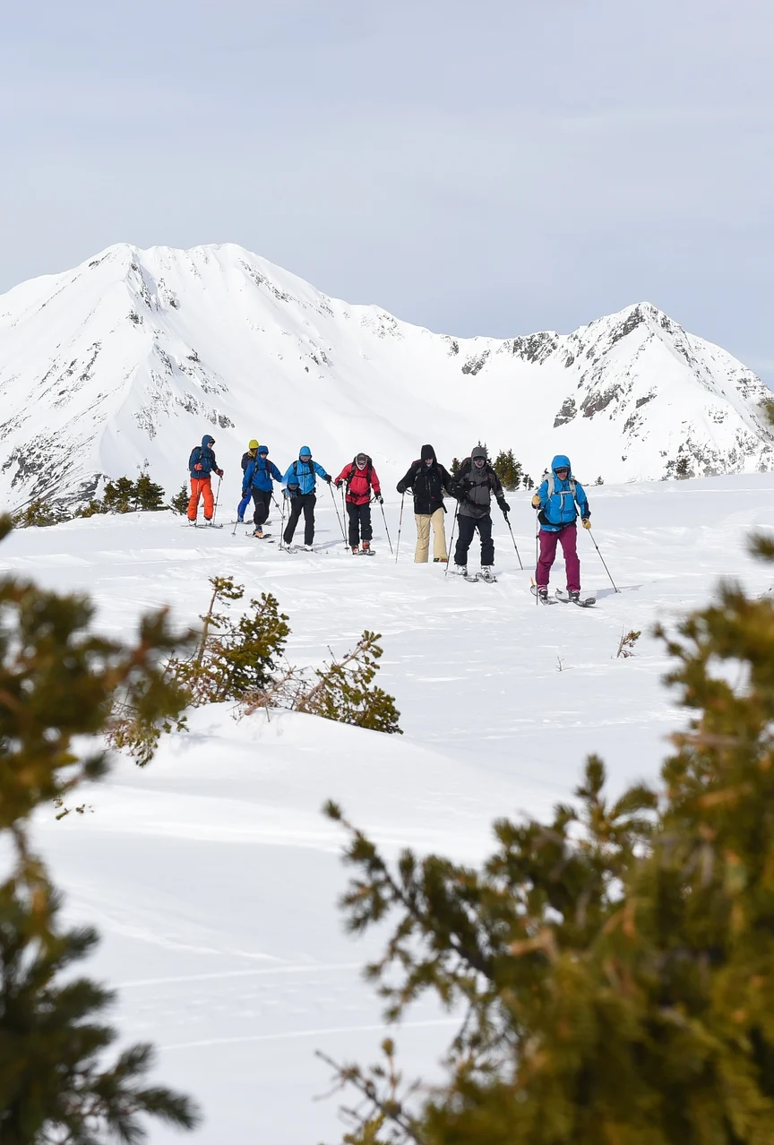 Backcountry skiing in Crested Butte, Colorado.