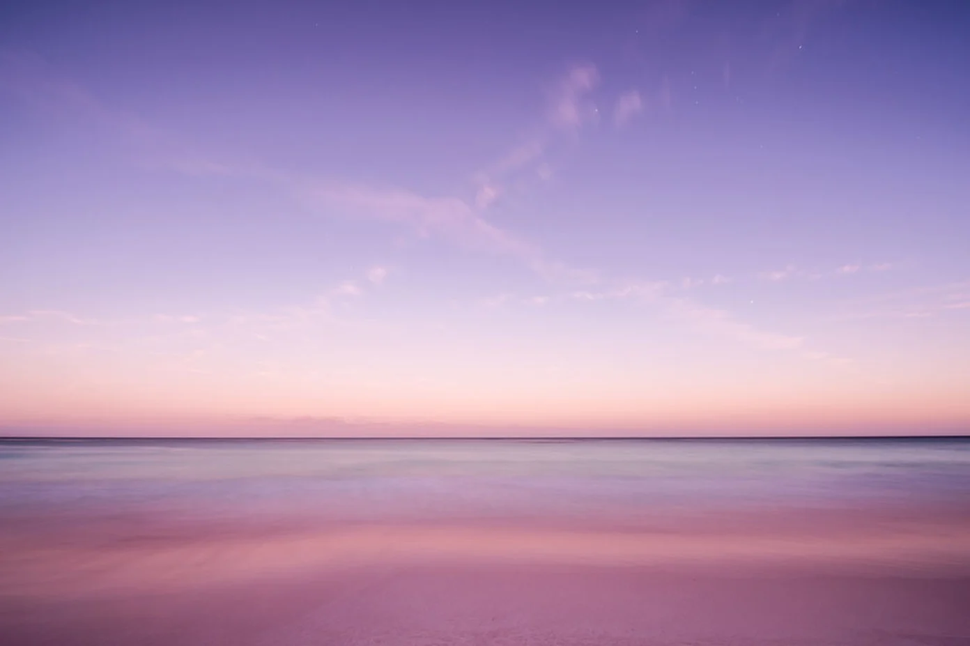 Pink sand beach on Harbour Island, Bahamas