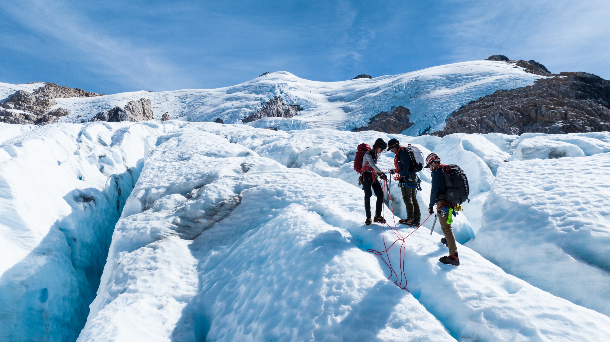 Pedro glacier in Patagonia.