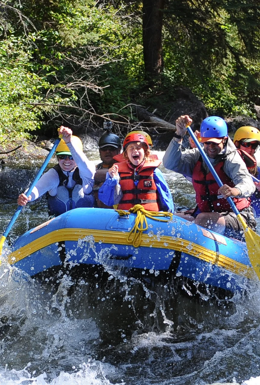 Whitewater rafting on the Taylor River in Colorado.