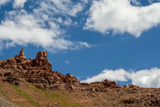 A large red rock formation in Colorado.