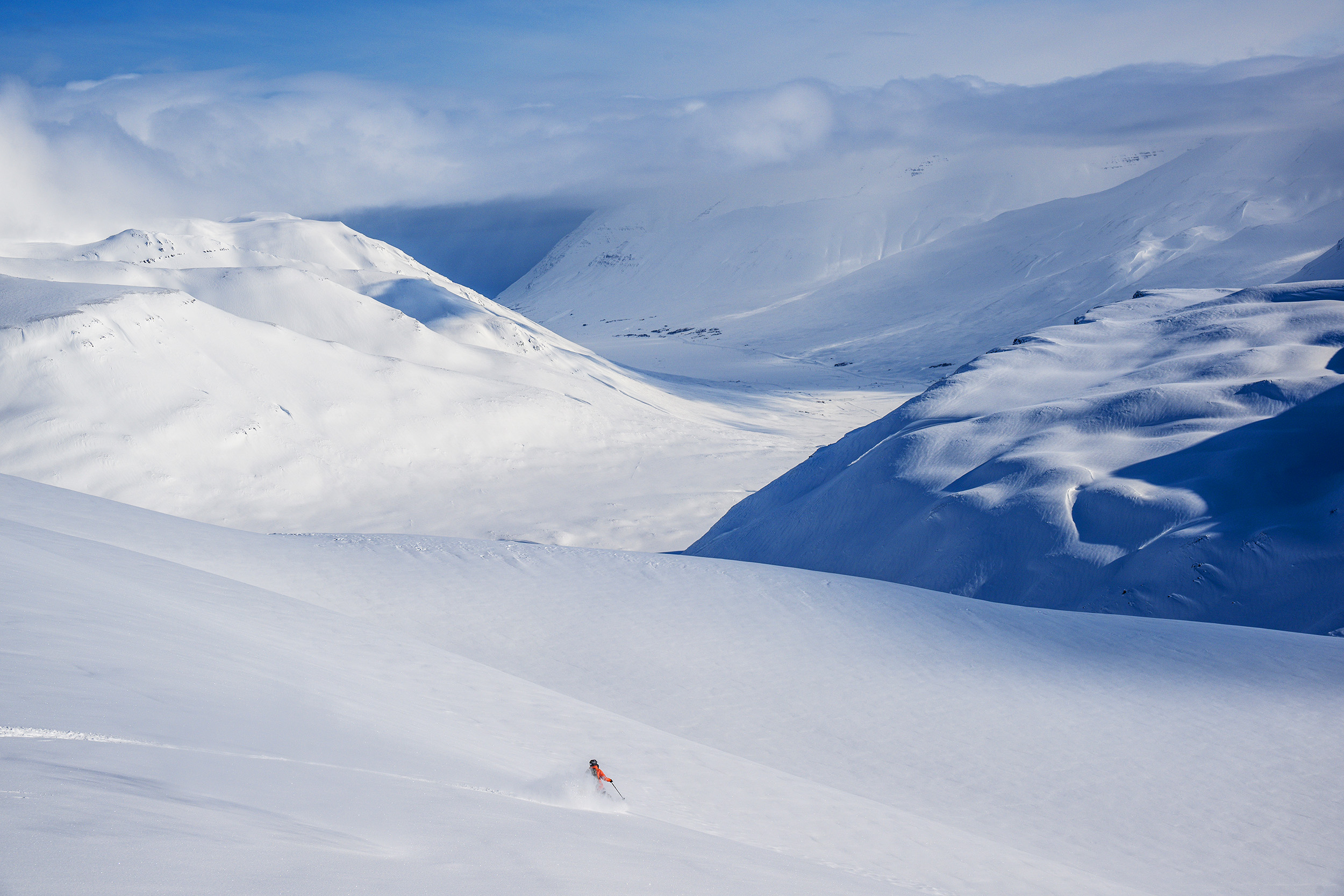 First-Time Heli-Skiers