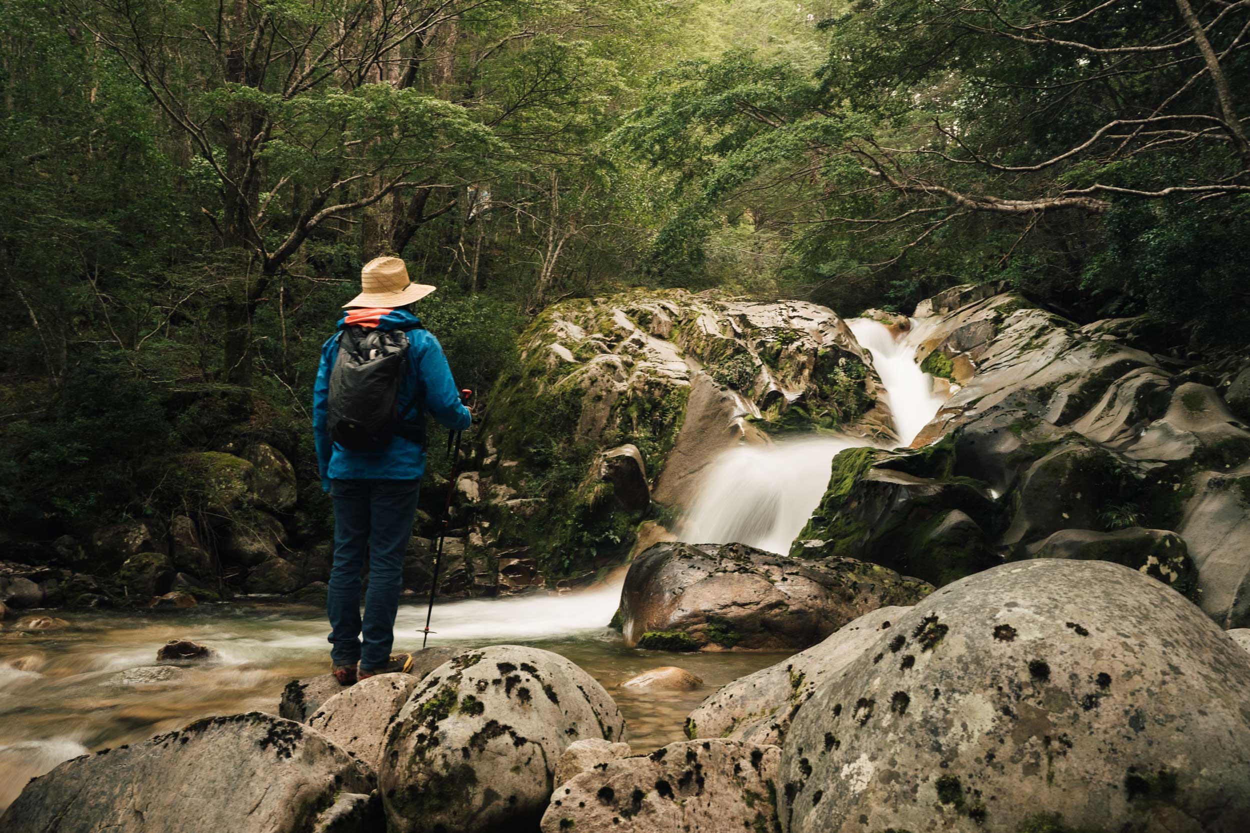 Hiking in Patagonia.