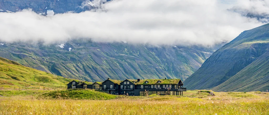 Deplar Farm in Iceland during Summer.