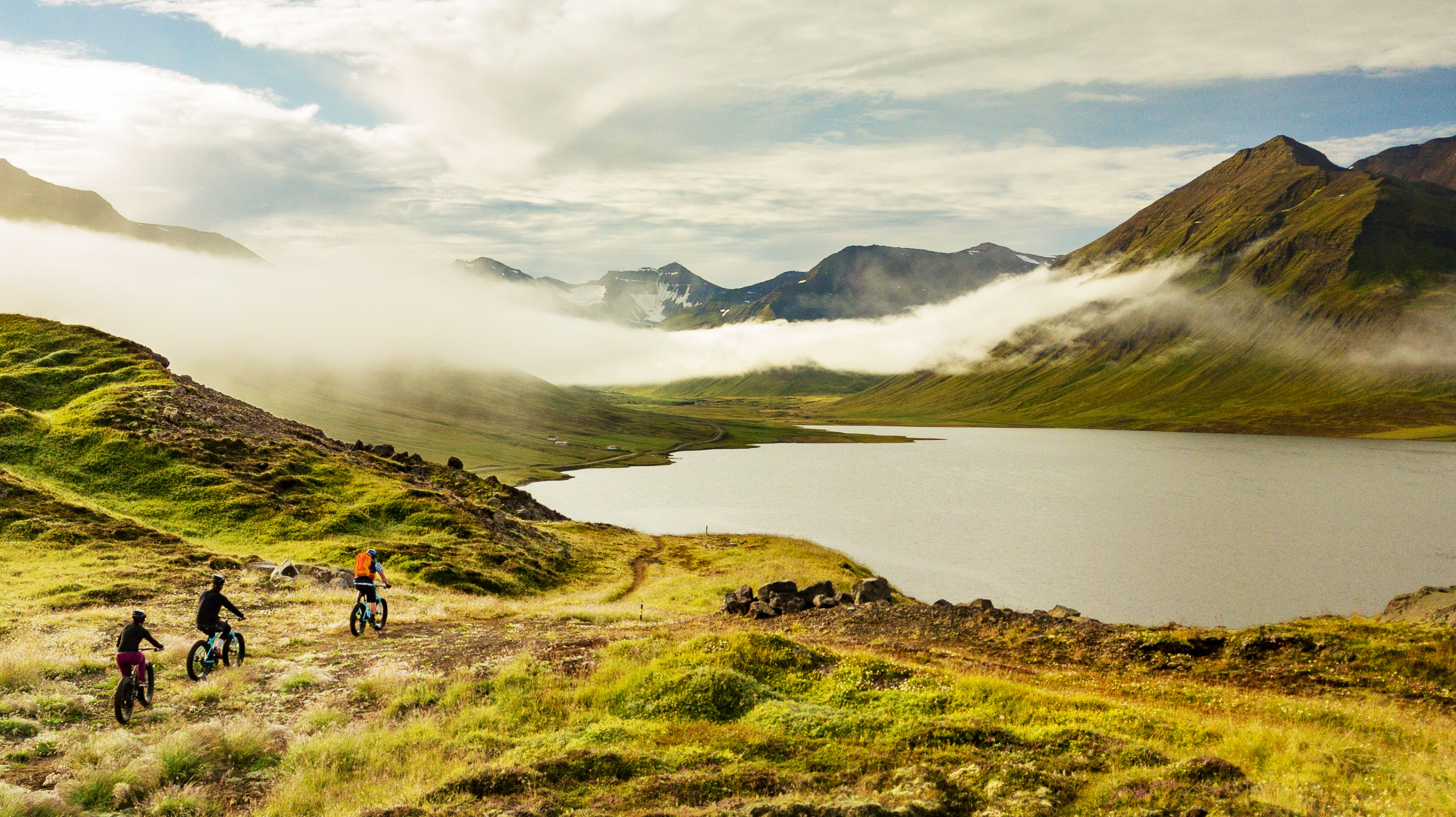 E-Biking in Iceland.