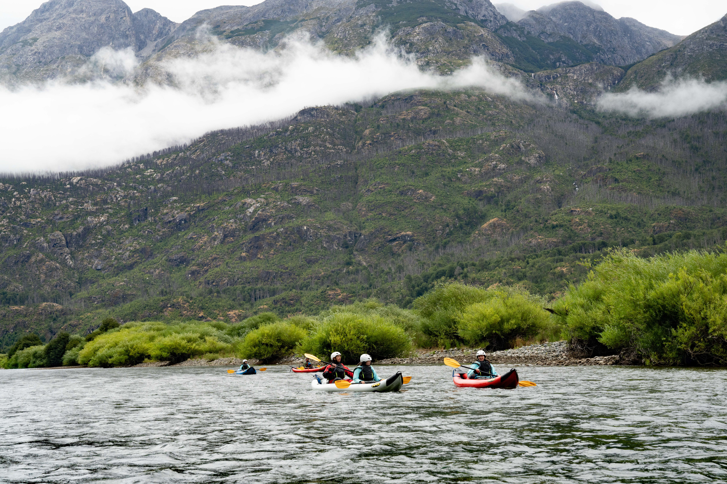 Kayaking in Patagonia.